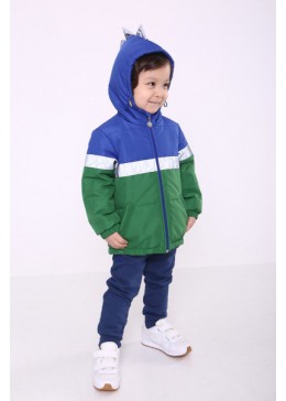Модный карапуз демисезонная куртка Дино для мальчика 03-01077-0